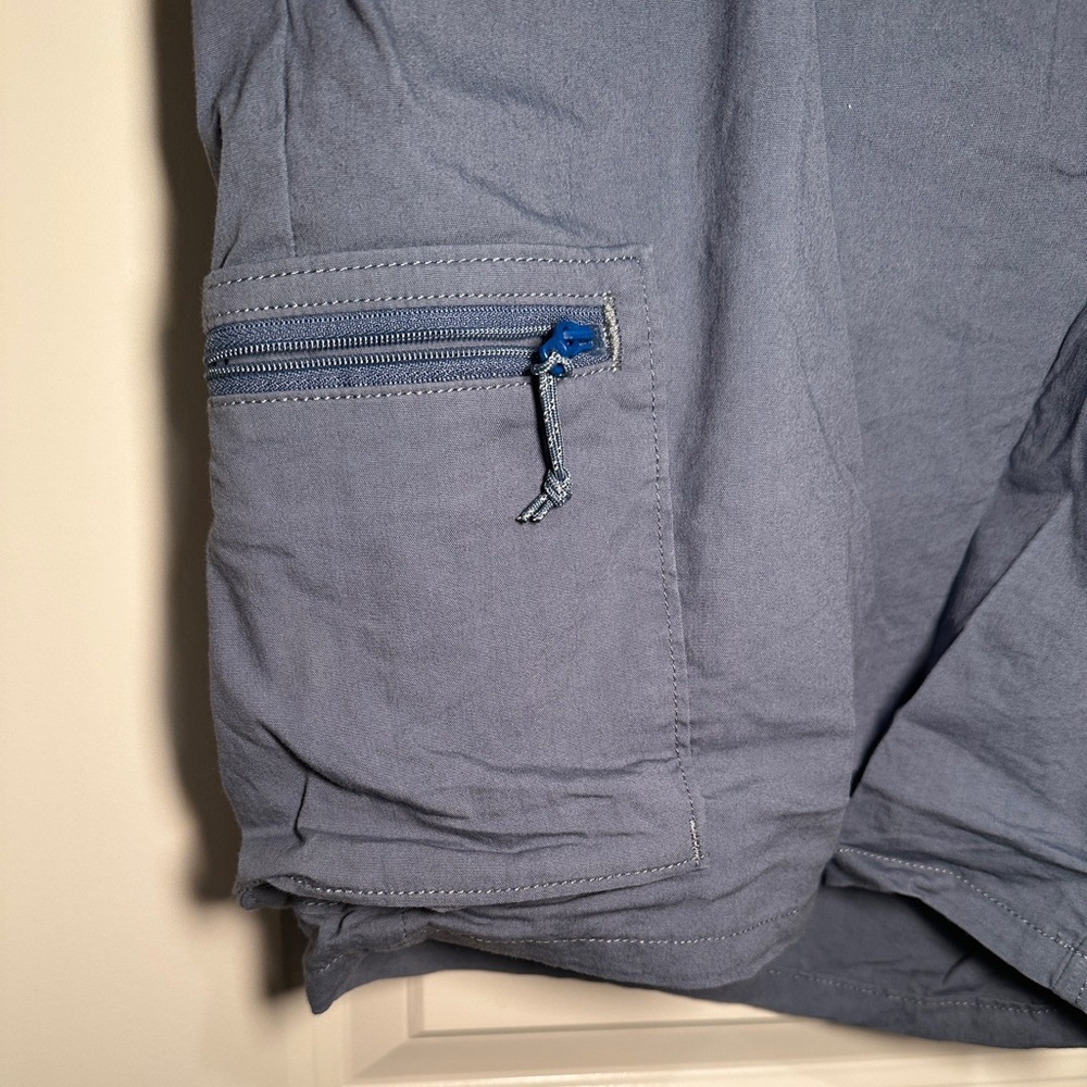 PATAGONIA - Men’s Single Cargo Pocket Utility Shorts - Size XL, Blue - Picture 4 of 10